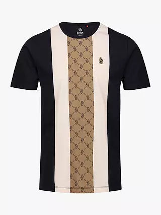 LUKE Kane Overprinted T-shirt | Dark Navy - M750150