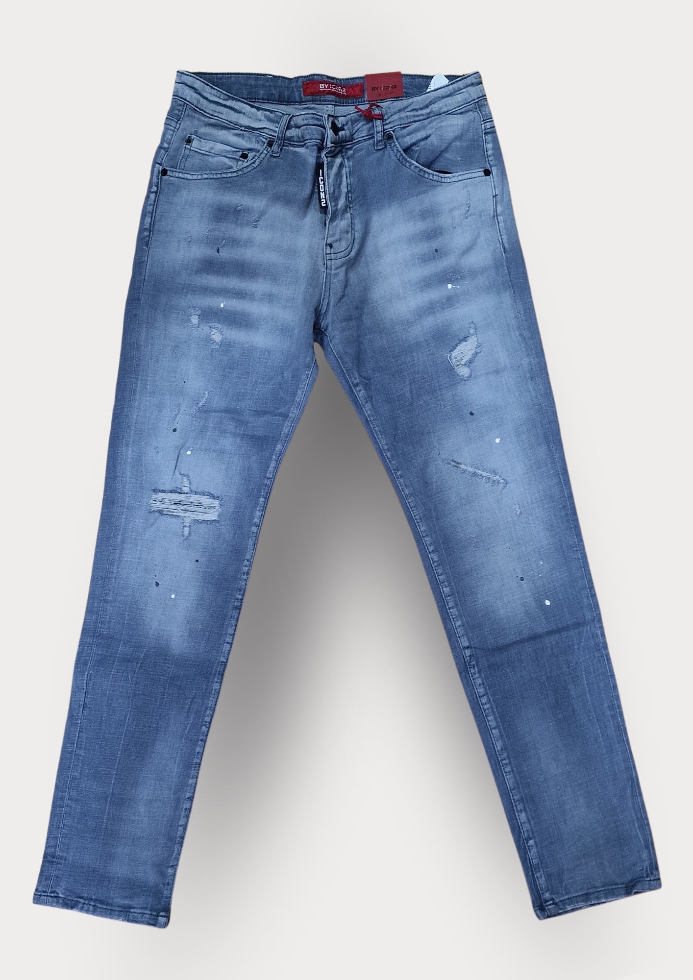 ICON2 Skinny Fit Jeans - Art 975 - Light Wash Denim