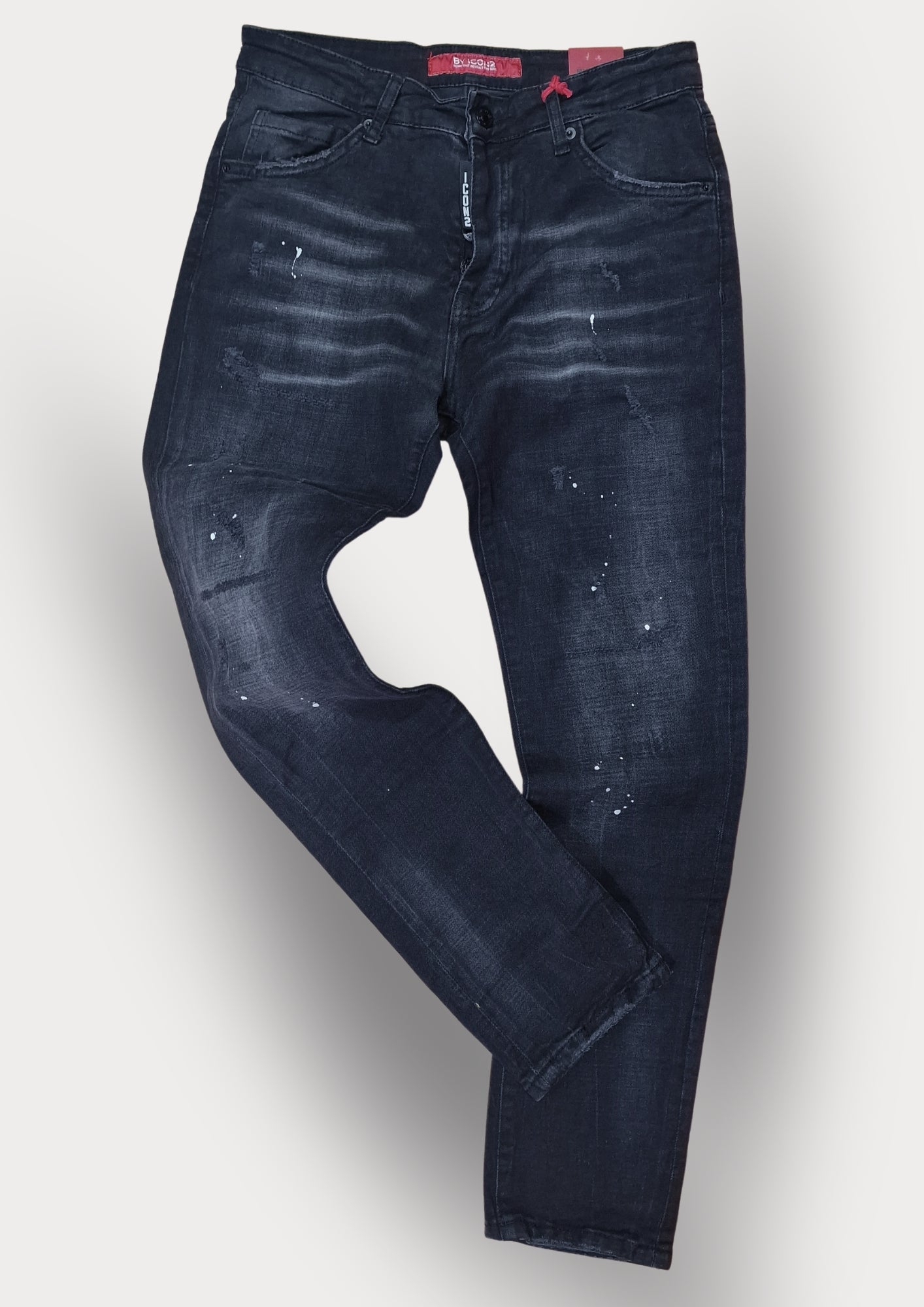 ICON2 Skinny Fit Jeans - Art 943 - Black Wash Denim
