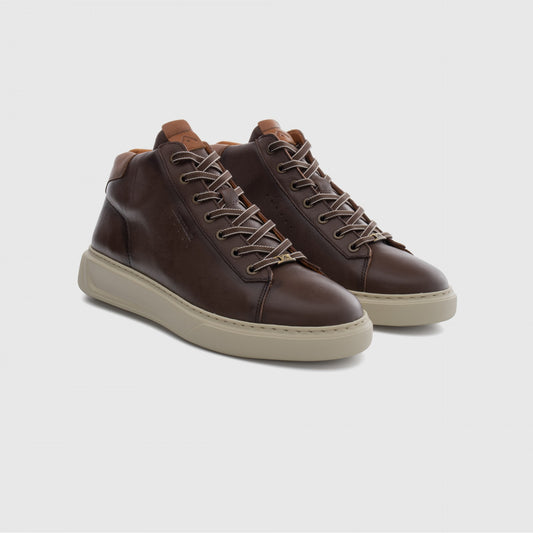 Ambitious - KIT High-Top | Brown Leather - 13019-7129AM