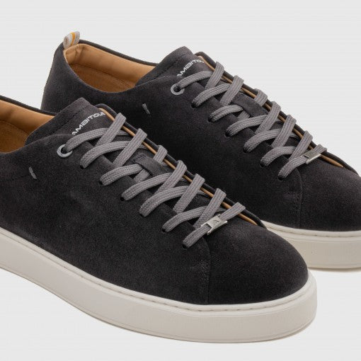 AMBITIOUS - LEWIS Suede Minimal Sneaker / Deep Navy - 13797
