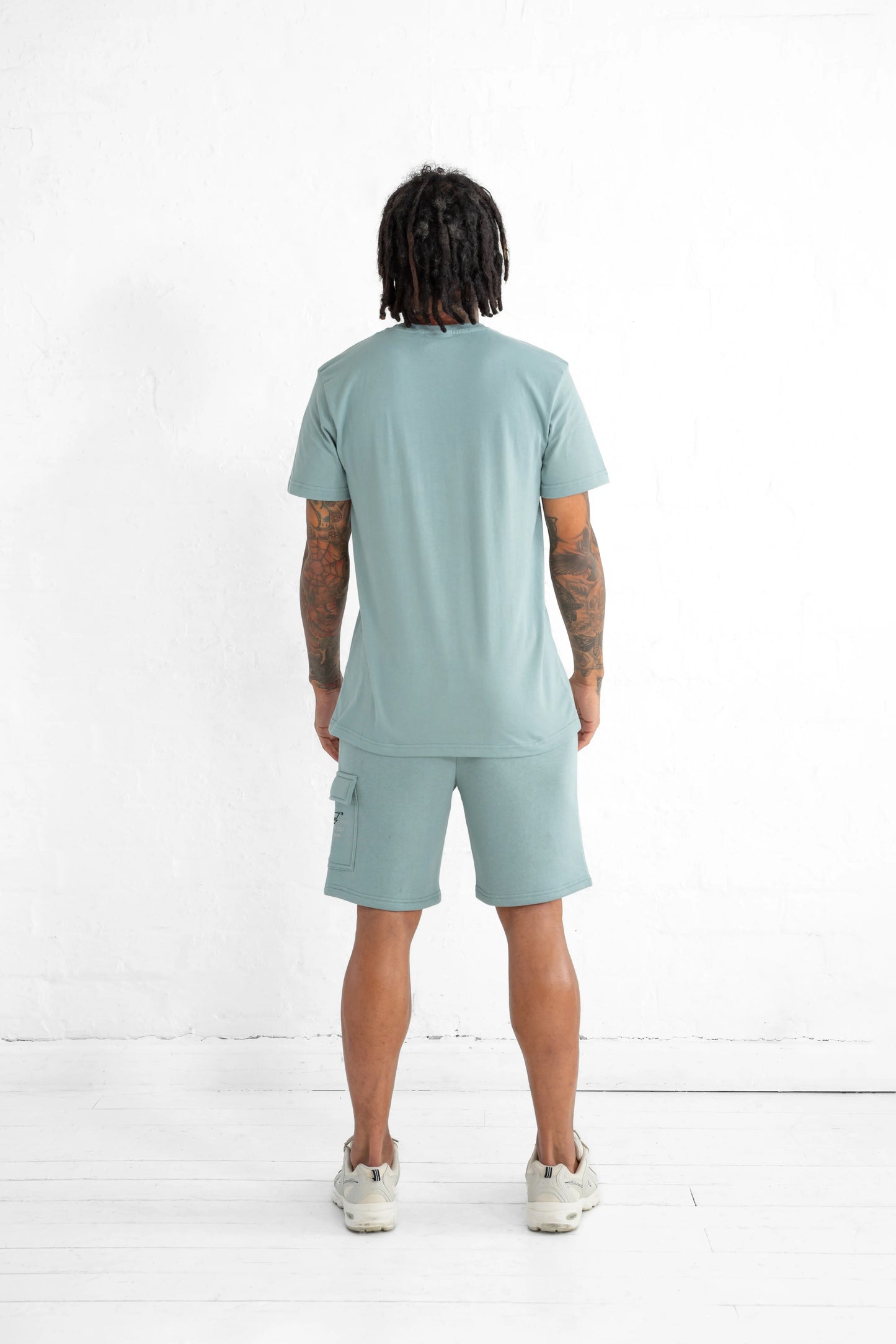 FORAY Bugsy Collection T-Shirt and Shorts Set - Arona Grey