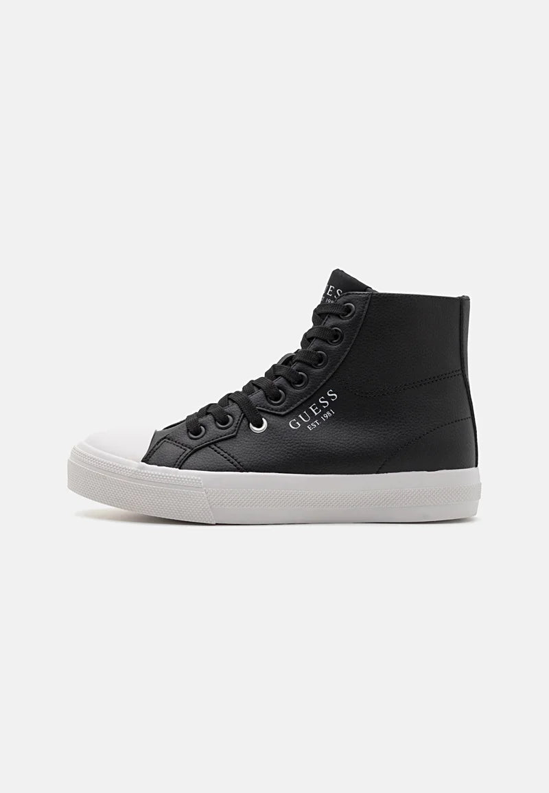 GUESS - ISTRIA MID High-top Trainers - Black/White - FPMISMFAL12