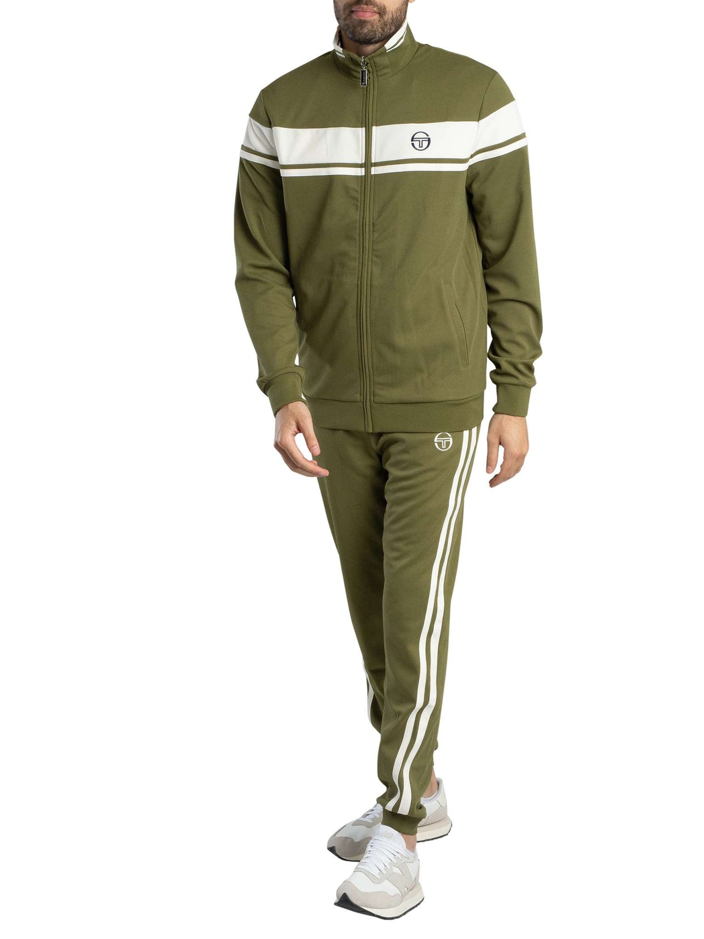 SERGIO TACCHINI - Damarindo Track Pants - Sphagnum/Gardenia - STM14552-7761