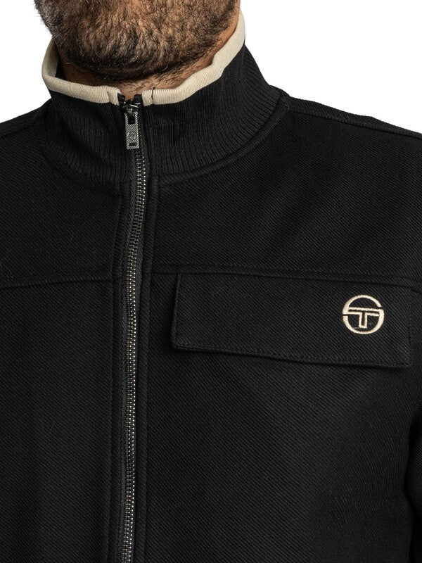 Sergio Tacchini Giulio Track Top - Black (STM21312-160)