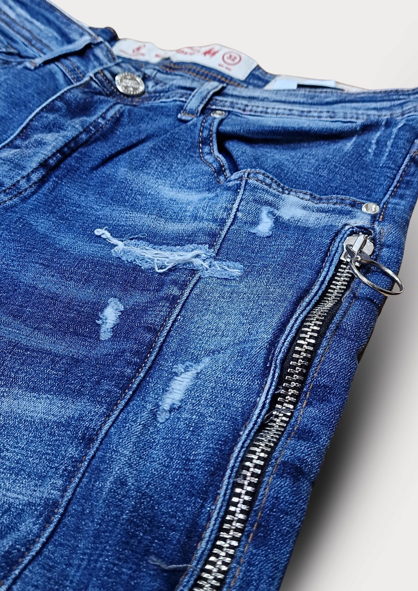 MARIO MORATO Slim Tapered Jeans - 2801-A - Dark Blue Denim