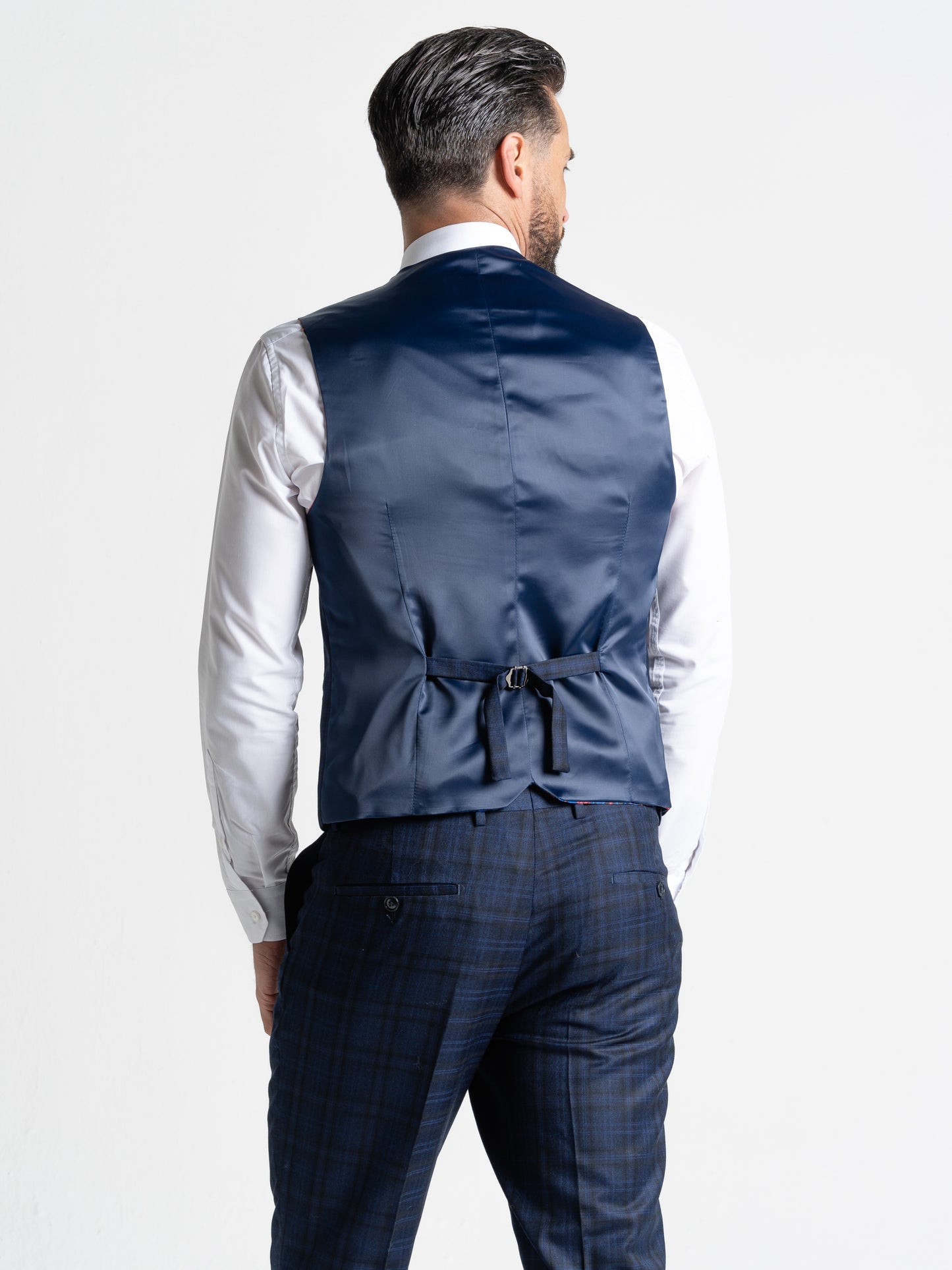 V2 CLASSIC Charles | Jubilee Blue with Black Checks - V2CSC23153