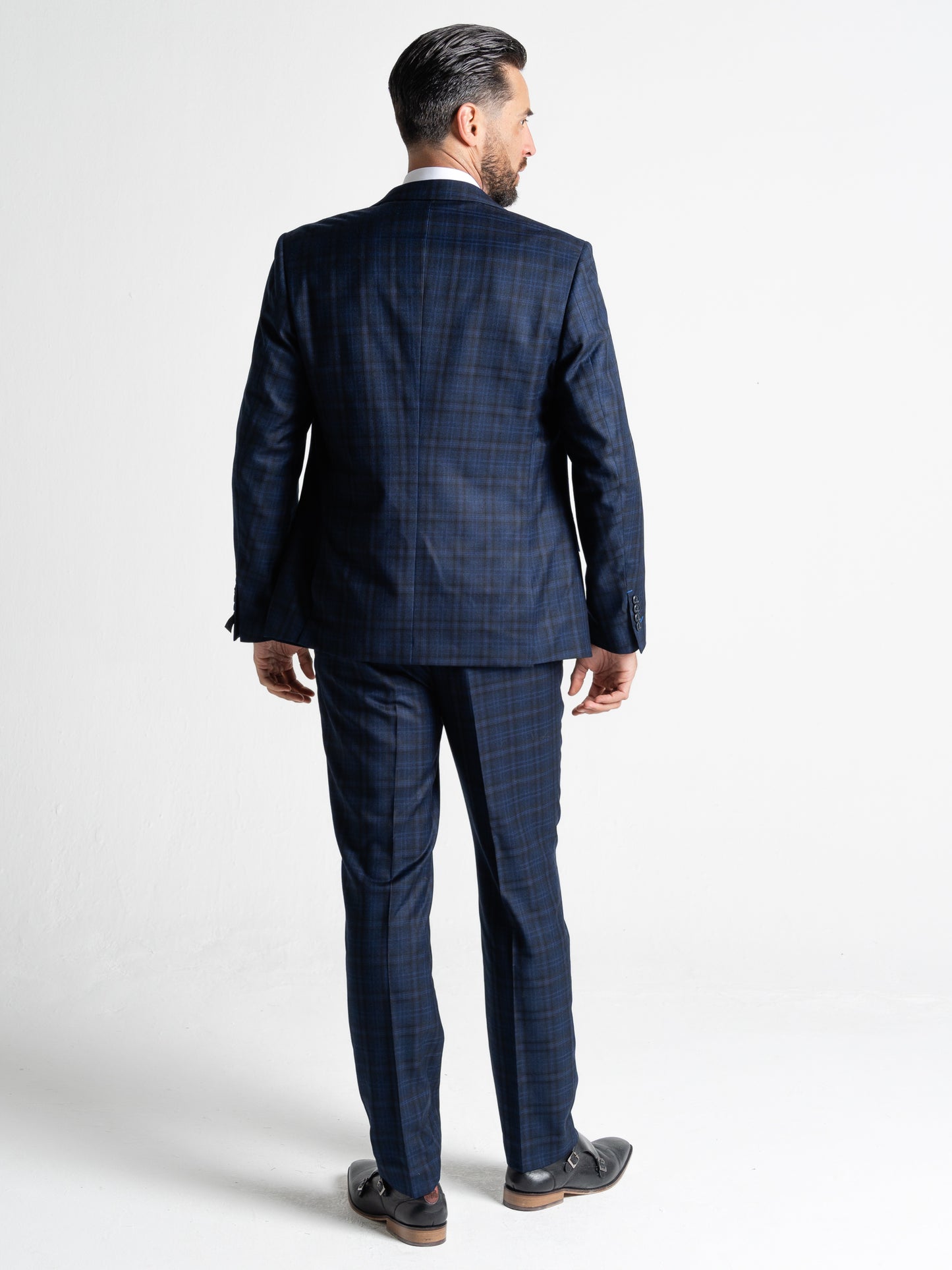 V2 CLASSIC Charles | Jubilee Blue with Black Checks - V2CSC23153