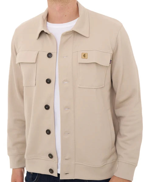Gabicci Vintage Leigh Workwear Jacket - Cement (V57GD06)