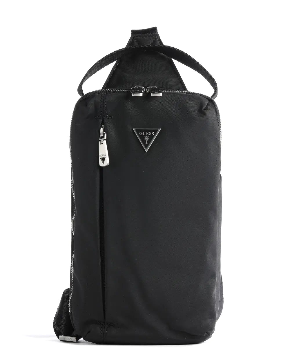 Guess CERTOSA SMART SLING BAG UNISEX - Black- HMECRNP2407-BLA