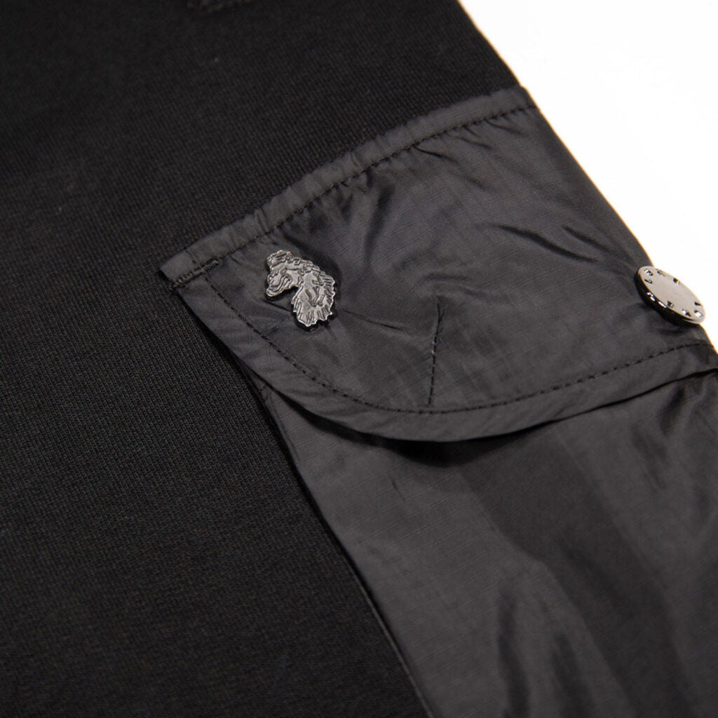 LUKE 1977 Ealing Contrast Regular Fit Joggers - Black - M790365