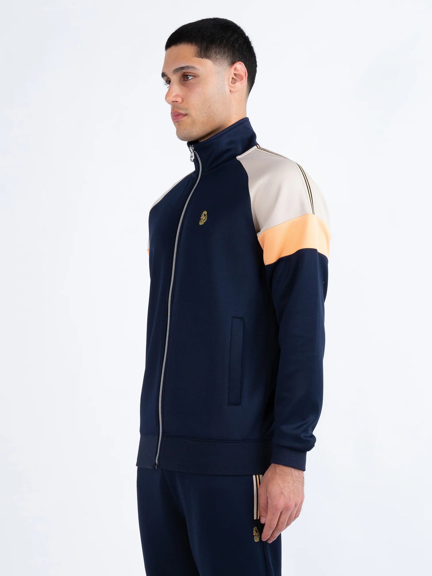 LUKE Kas 3 Zip Sweat | Dark Navy - M590333