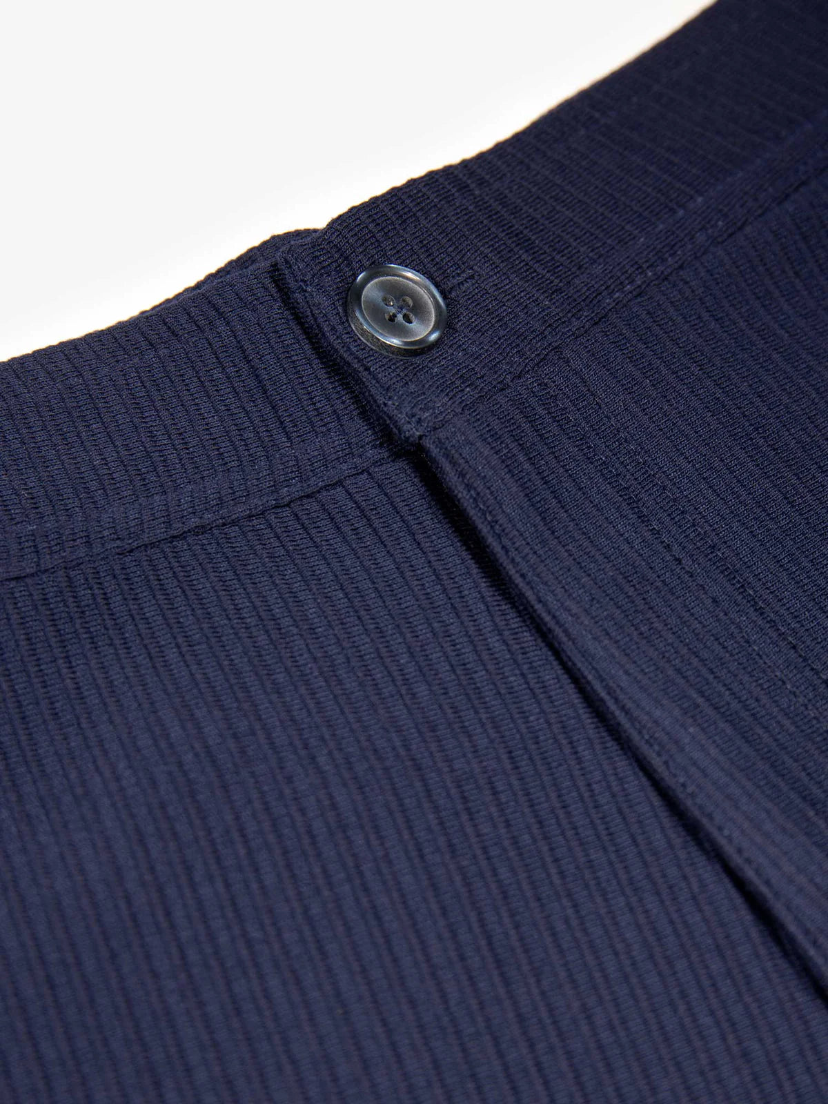Dark navy LUKE 1977 Helston textured shorts by Clique, shown with a comfortable fit and detailed fabric texture.
