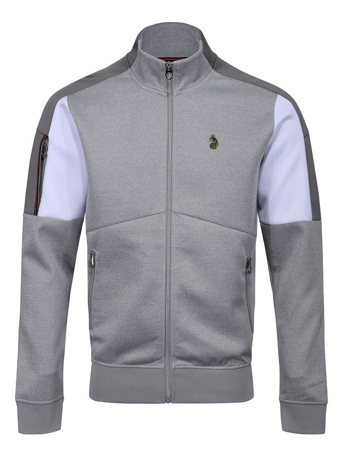 Luke Cape Town Zip Funnel| Mid Mrl Grey - M730362