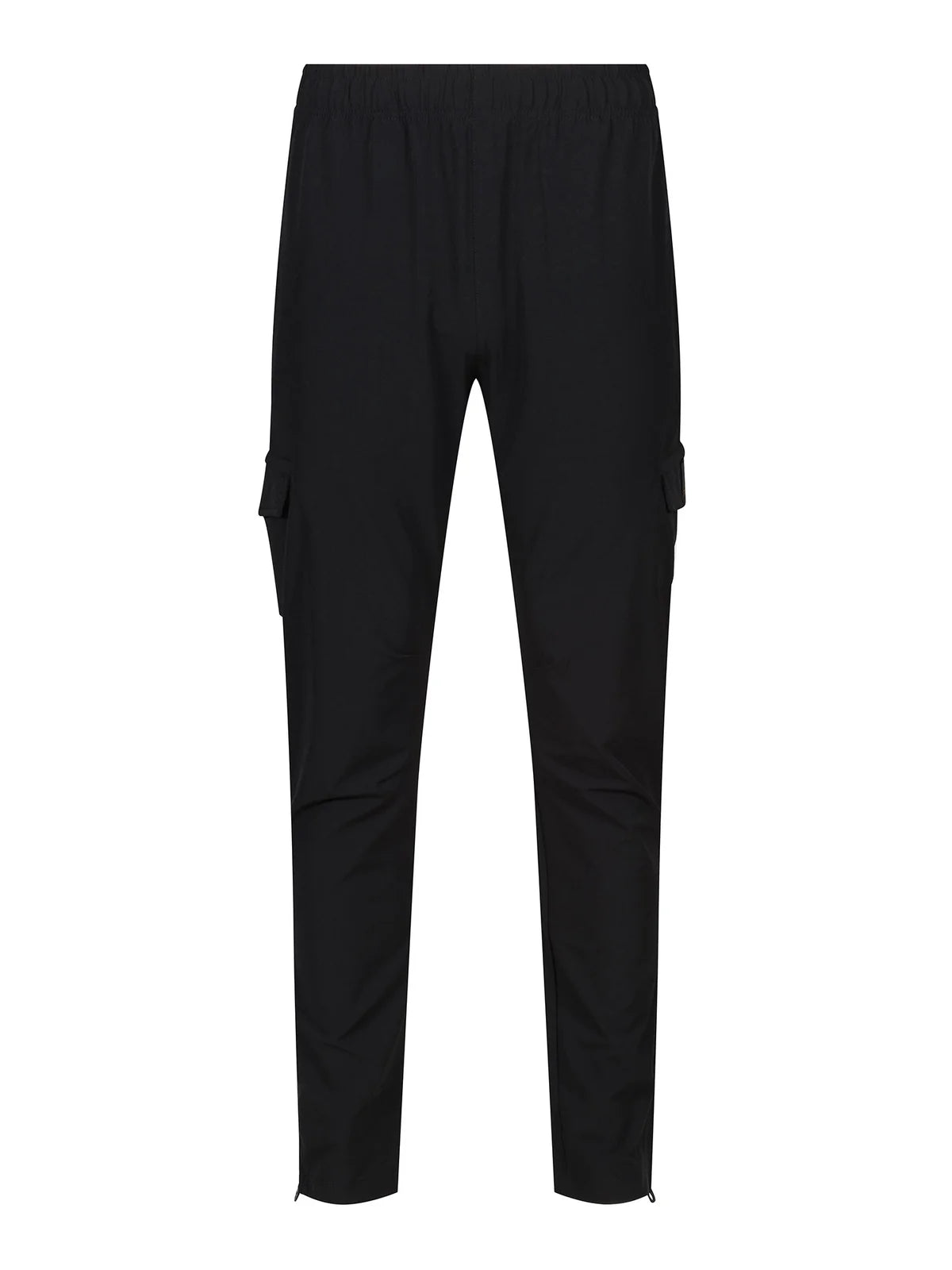 LUKE SEMANTIC POCKET DETAIL CARGO TROUSERS - UTILITY | BLACK - M750450