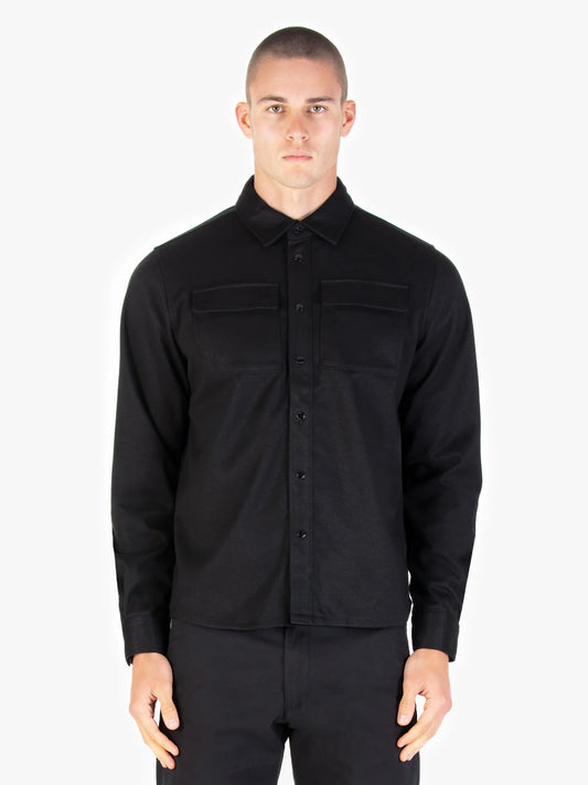 LUKE 1977 - Ettrick Overshirt | Black - M780950
