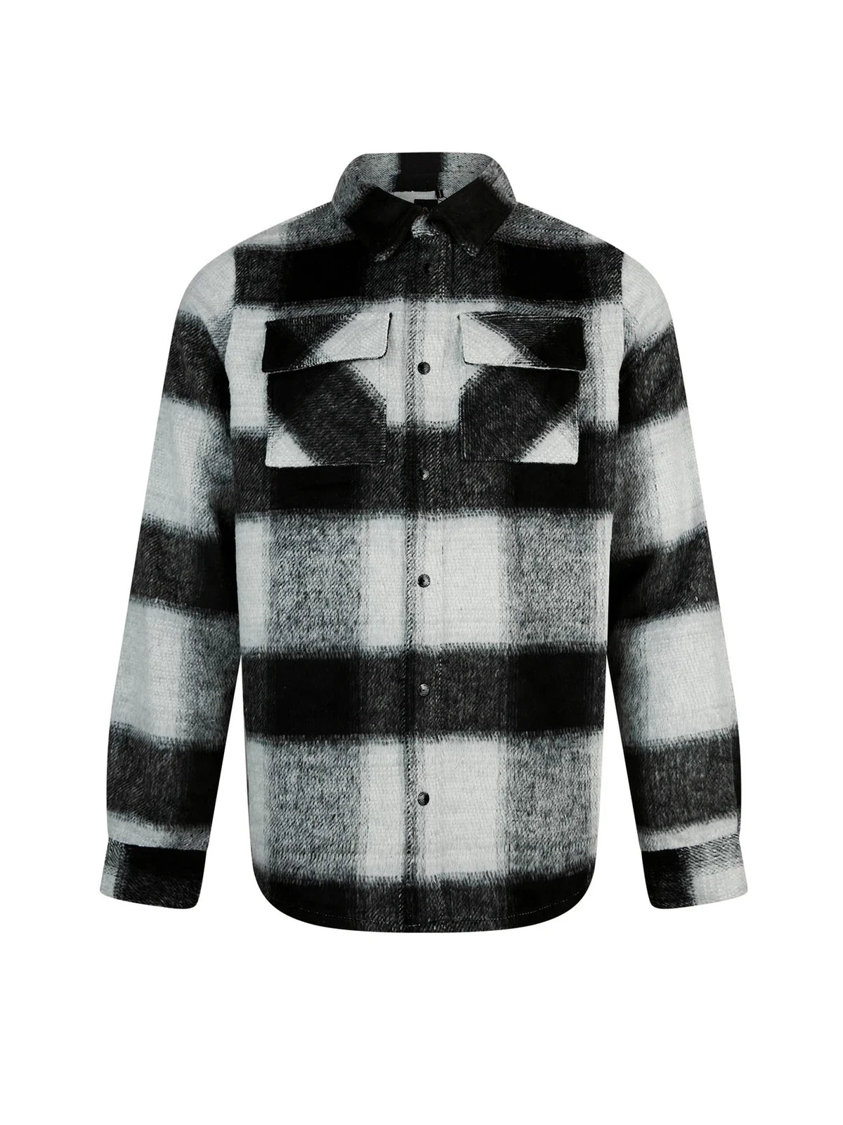 LUKE ETTTRICK OVERSHIRT - UTILITY | CHARCOAL CHECKERED - M780950
