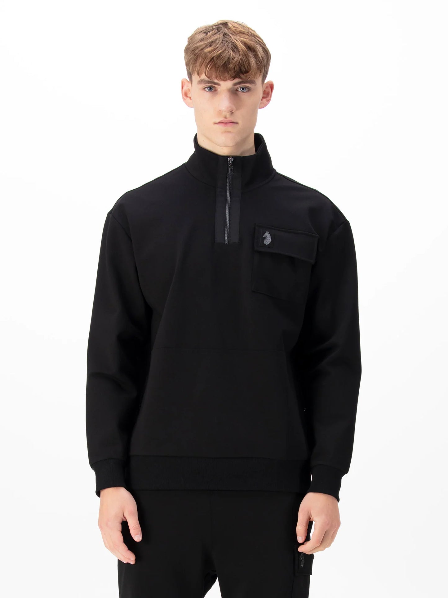 LUKE 1977 Baron Felt Premium Sweatshirt - 365GSM / Black - M790305