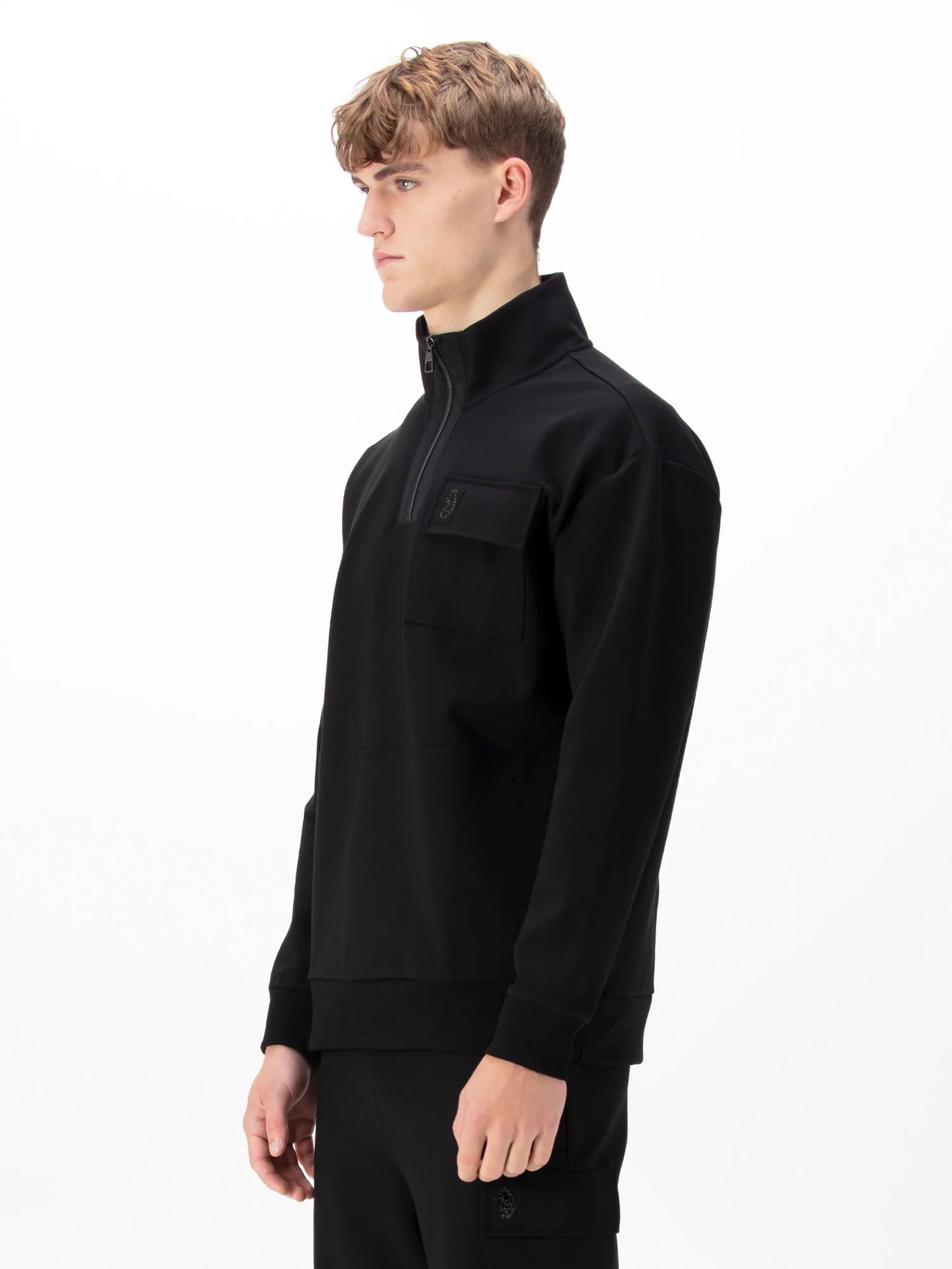 LUKE 1977 Baron Felt Premium Sweatshirt - 365GSM / Black - M790305