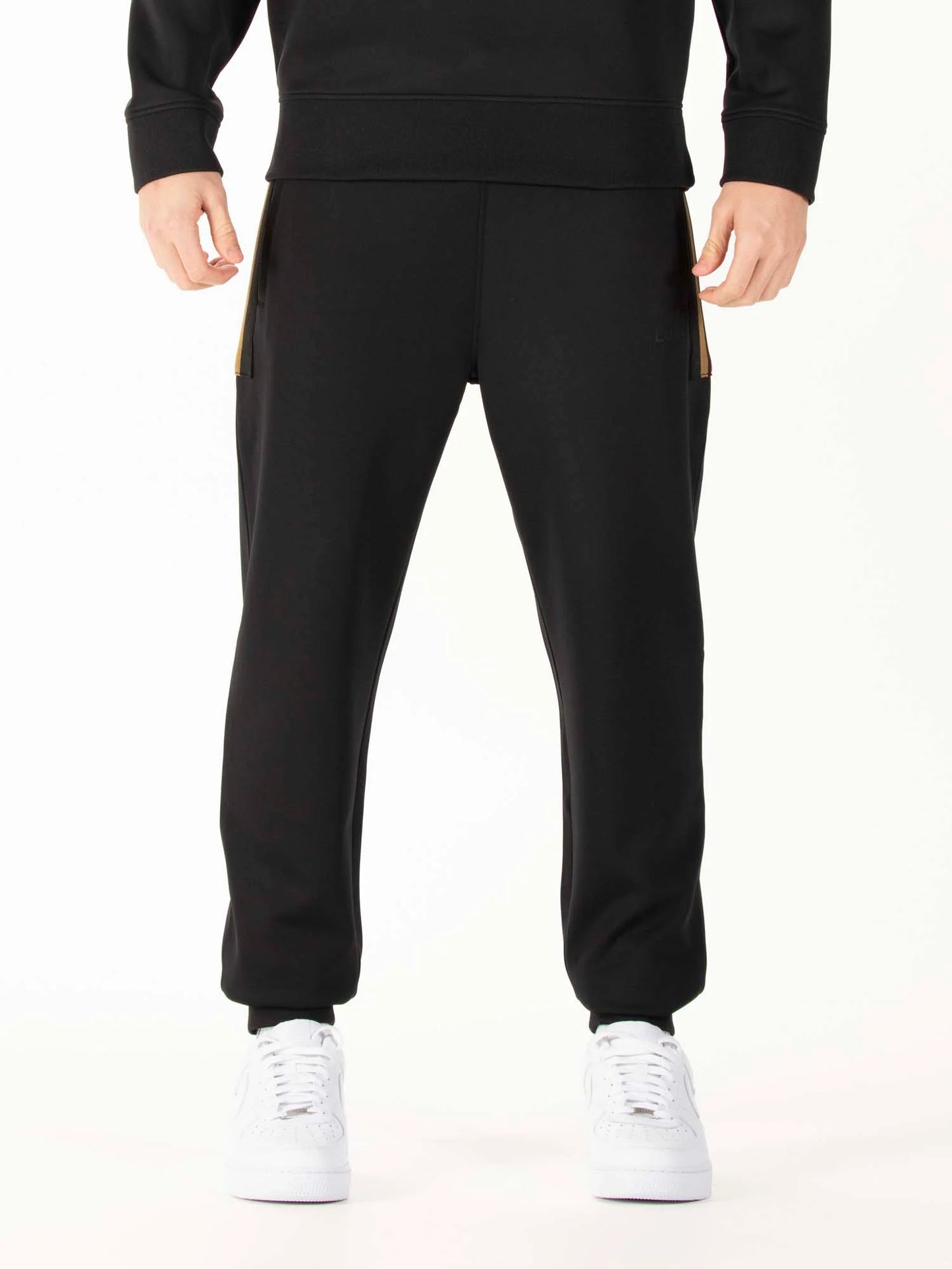 LUKE 1977 Congo Cuffed Joggers - 310gsm / Black - M790359