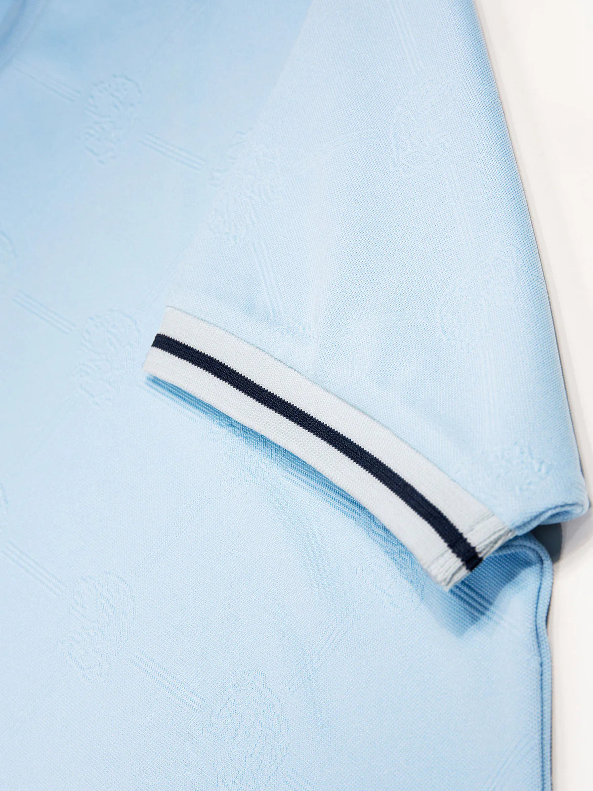 Luke Est 1977 Arriba Textured T-shirt | Sky Blue - M800166