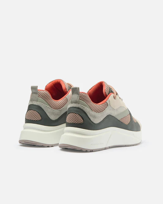 MADISON KOHL - MK1 Runner Trainers - Taupe/White