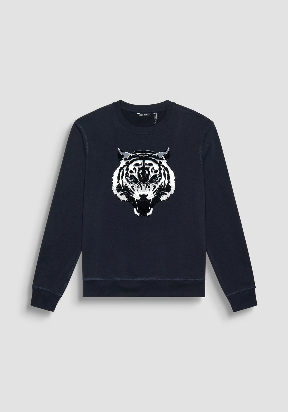 ANTONY MORATO Sweatshirt Tiger Print | Ink Blue - MMFL01035 - FA150185 - 7073