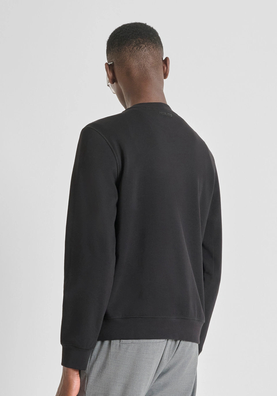 ANTONY MORATO - Crew Neck Tiger Print Sweatshirt | Black - MMFL01088-FA150222-9000