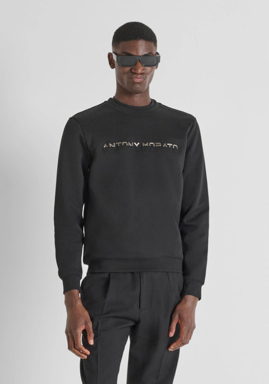 ANTONY MORATO - Slim Fit Logo Sweatshirt | Black-  MMFL01108-FA150168-9000