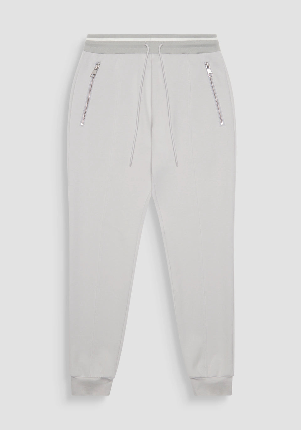 Antony Morato - JAKARTA SLIM-FIT COTTON TROUSERS WITH PRINTED LOGO / Ice - MMFP00408-FA150178-1013
