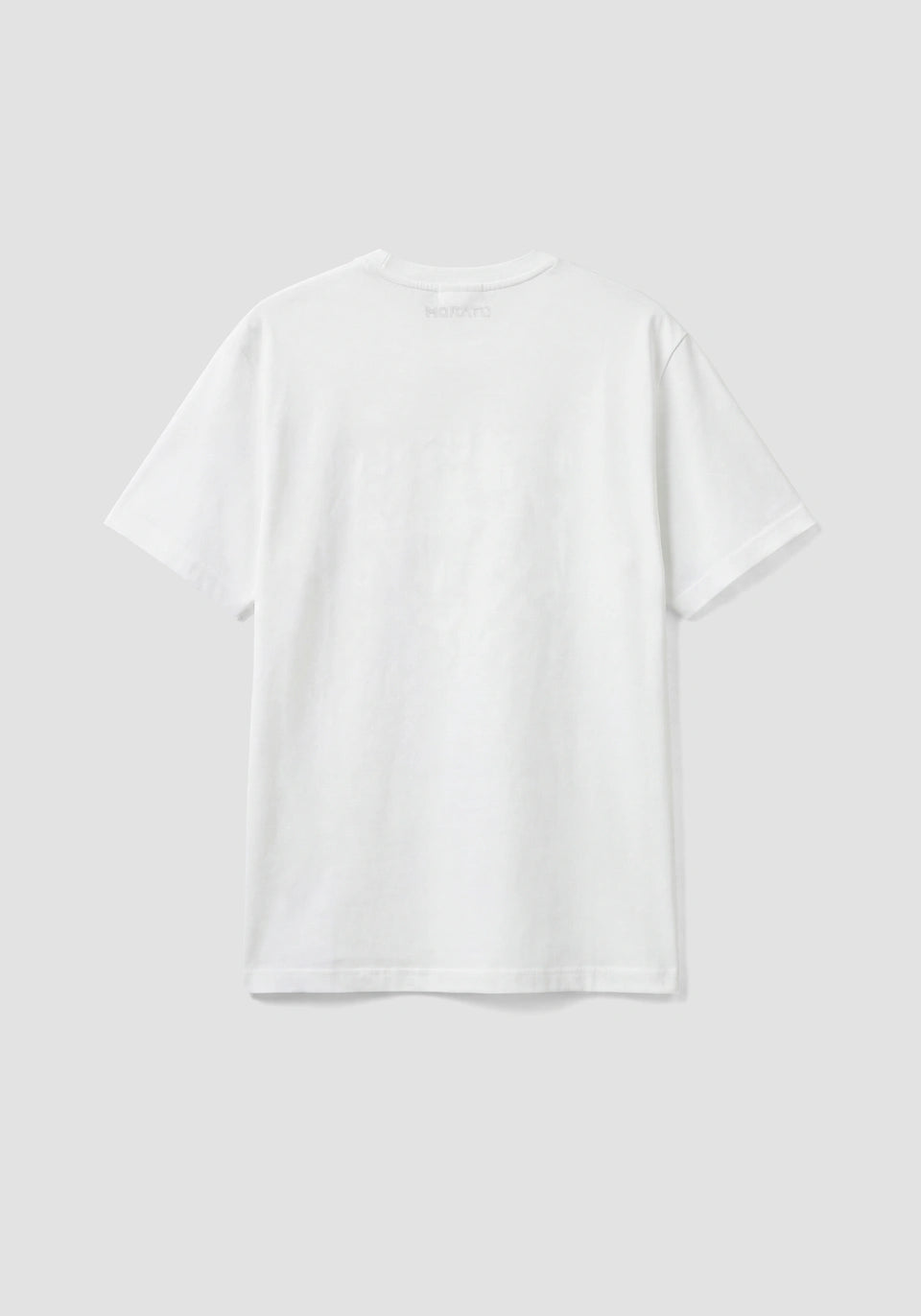 Cream Antony Morato regular-fit T-shirt in lightweight cotton jersey with printed design, displayed on a plain background.