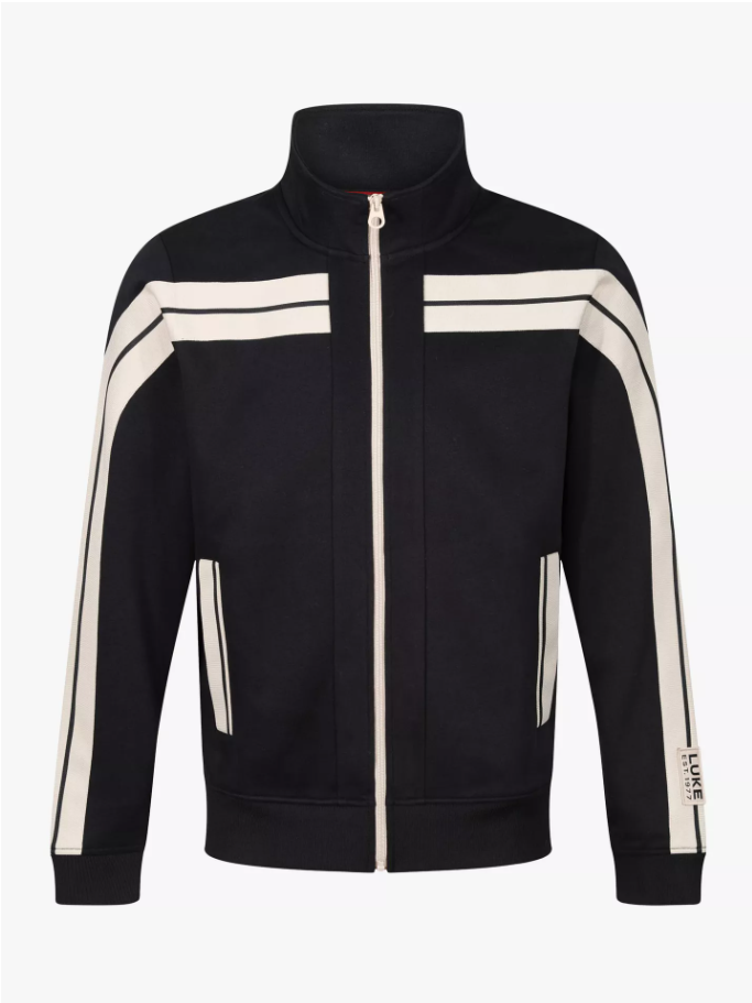 LUKE - Duke Zip Up Sweat 290 gsm - Black - M0790355