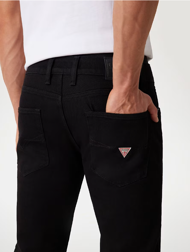 GUESS Angels Slim Denim Pant / Black - M2YAN2D4Q51 - 2CRB