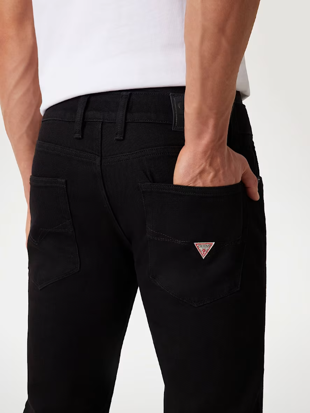 GUESS Men - Angels Slim Fit Denim Jeans / Black - M2YAN2D4Q51 -2CRB