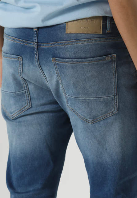 883 POLICE Mattia Jog Denim Regular fit / Blue - Todd Wash - 1036 - 110870
