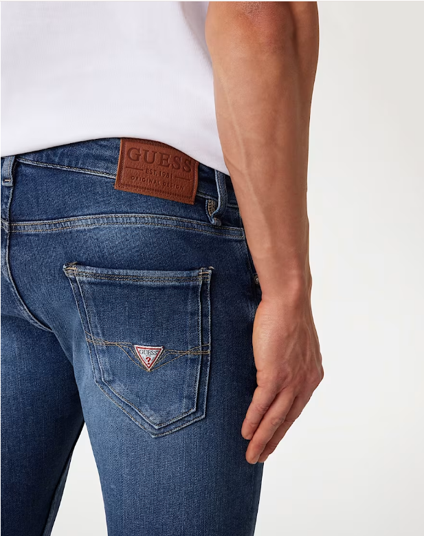 GUESS Miami Reborn Denim Jeans / Blue - M2YAN1D4Q42-2CRM
