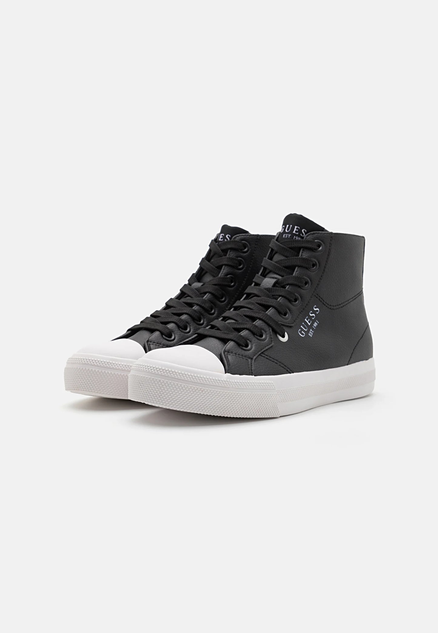 GUESS - ISTRIA MID High-top Trainers - Black/White - FPMISMFAL12