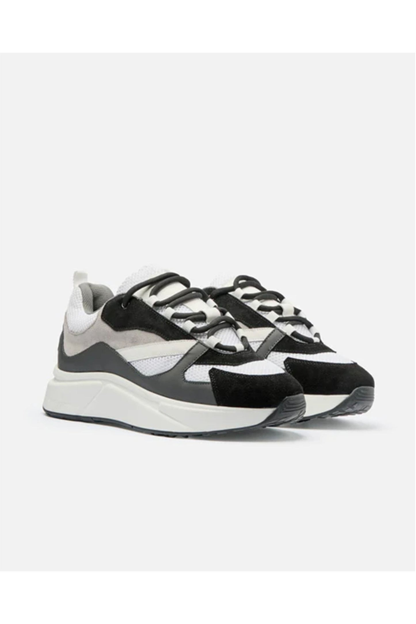 MADISON KOHL - MK1 Runner Trainers - Dark Grey/White