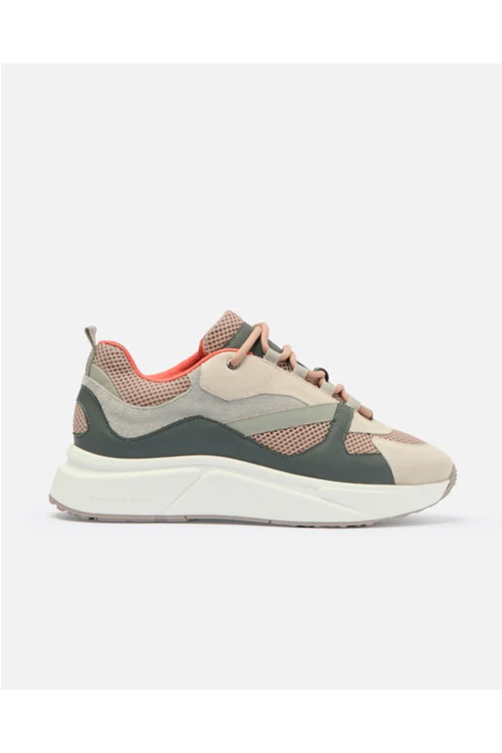 MADISON KOHL - MK1 Runner Trainers - Taupe/White