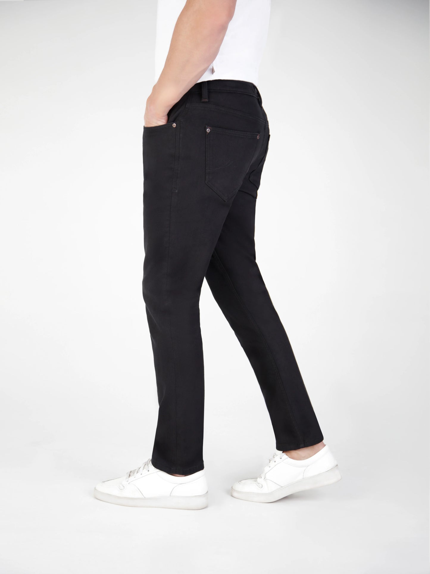 MISH MASH Tapered Fit - 19984 Mirage Black Denim Jeans / Black - DK23418