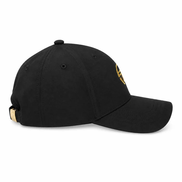 Sergio Tacchini Marz Classic 6-Panel Strapback Cap - Black / Gold (STA21262-160)