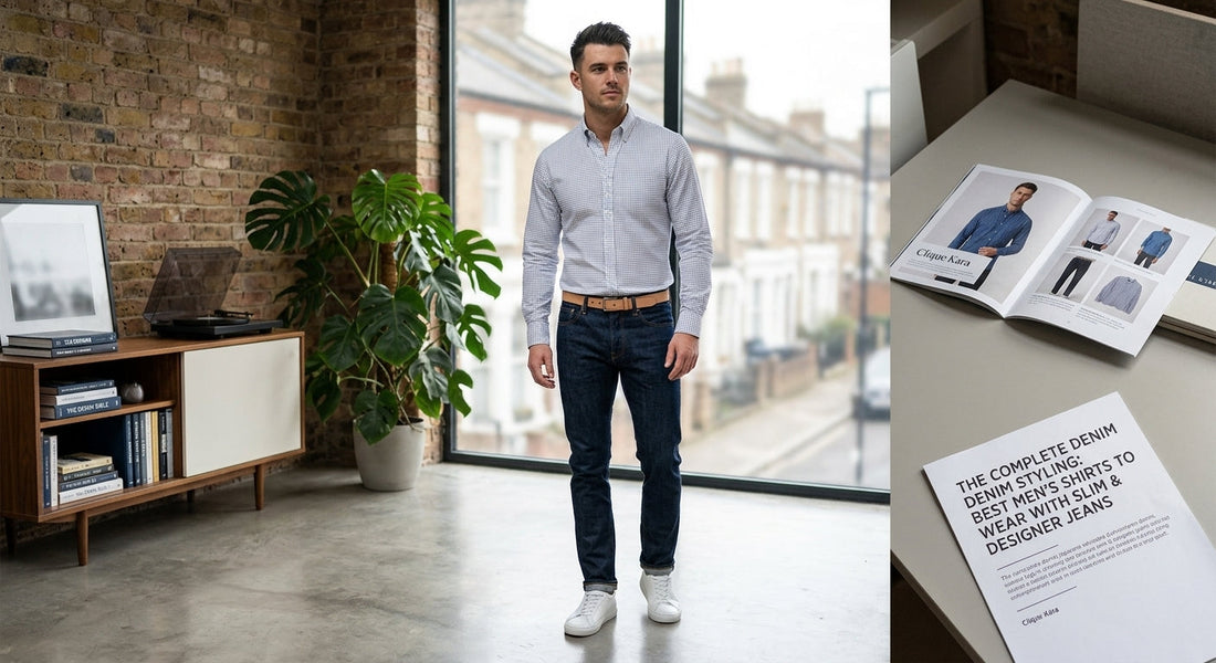 The Complete Denim Styling Guide: Best Men’s Shirts to Wear with Slim & Designer Jeans