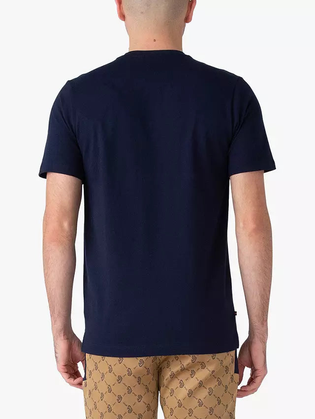 LUKE Kane Overprinted  T-shirt | Dark Navy - M750150