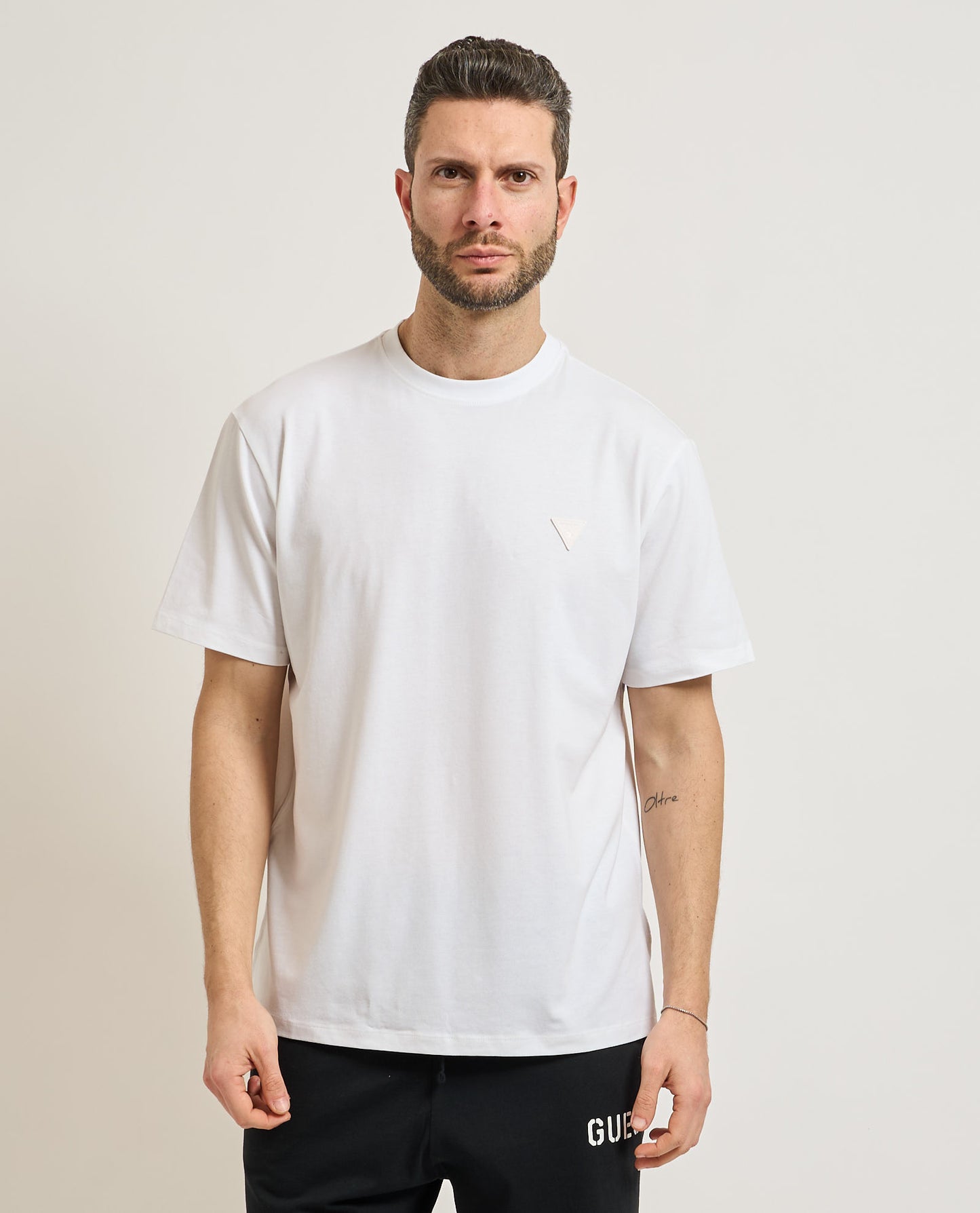 Guess men's basic crew neck t-shirt | White - M6GI21 K3053 G011