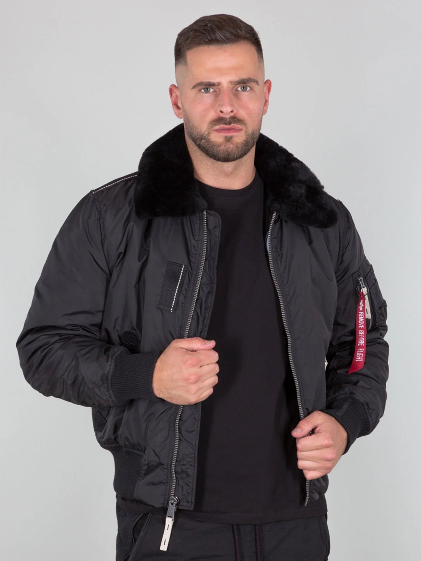 Alpha Industries Injector III Flight Jacket | Black - 143104 / 03