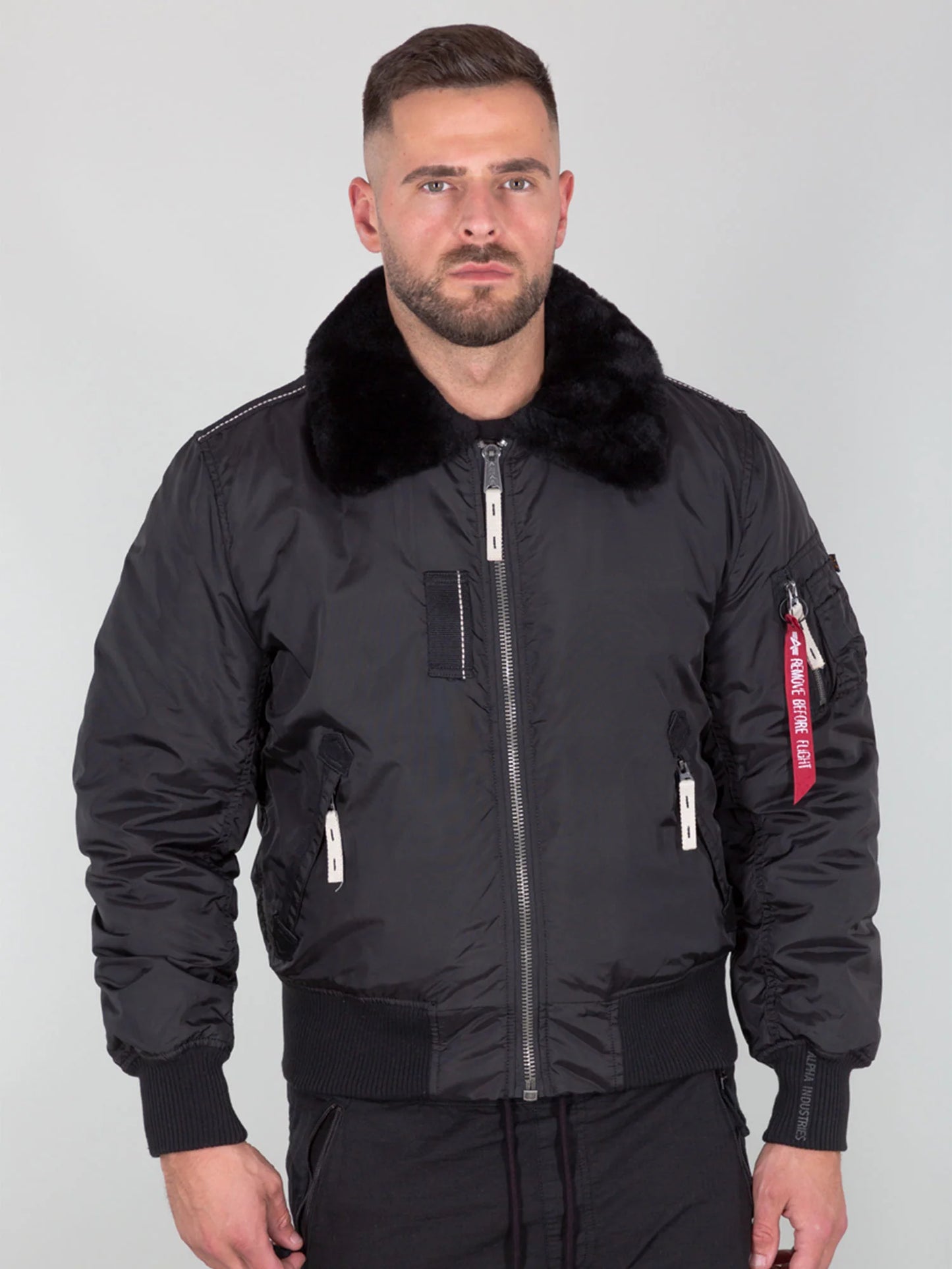 Alpha Industries Injector III Flight Jacket | Black - 143104 / 03