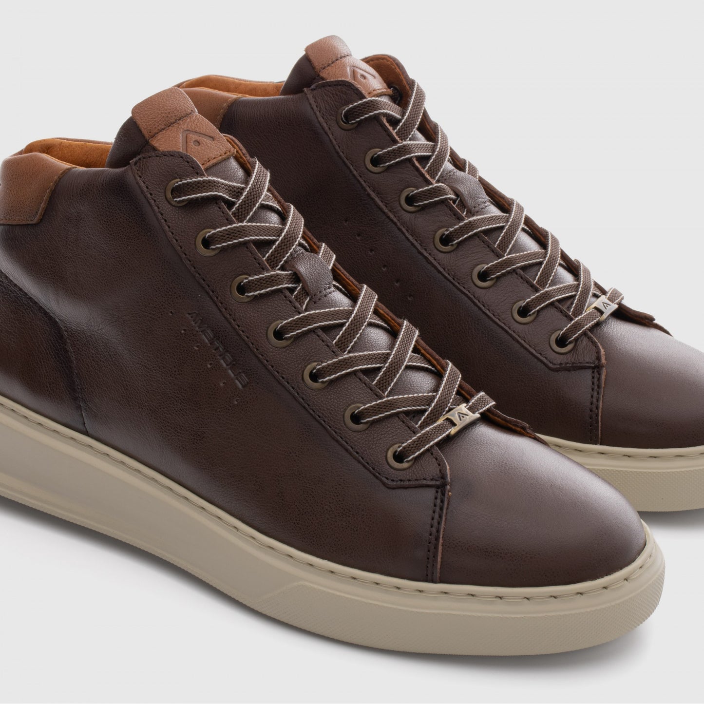 Ambitious - KIT High-Top | Brown Leather - 13019-7129AM