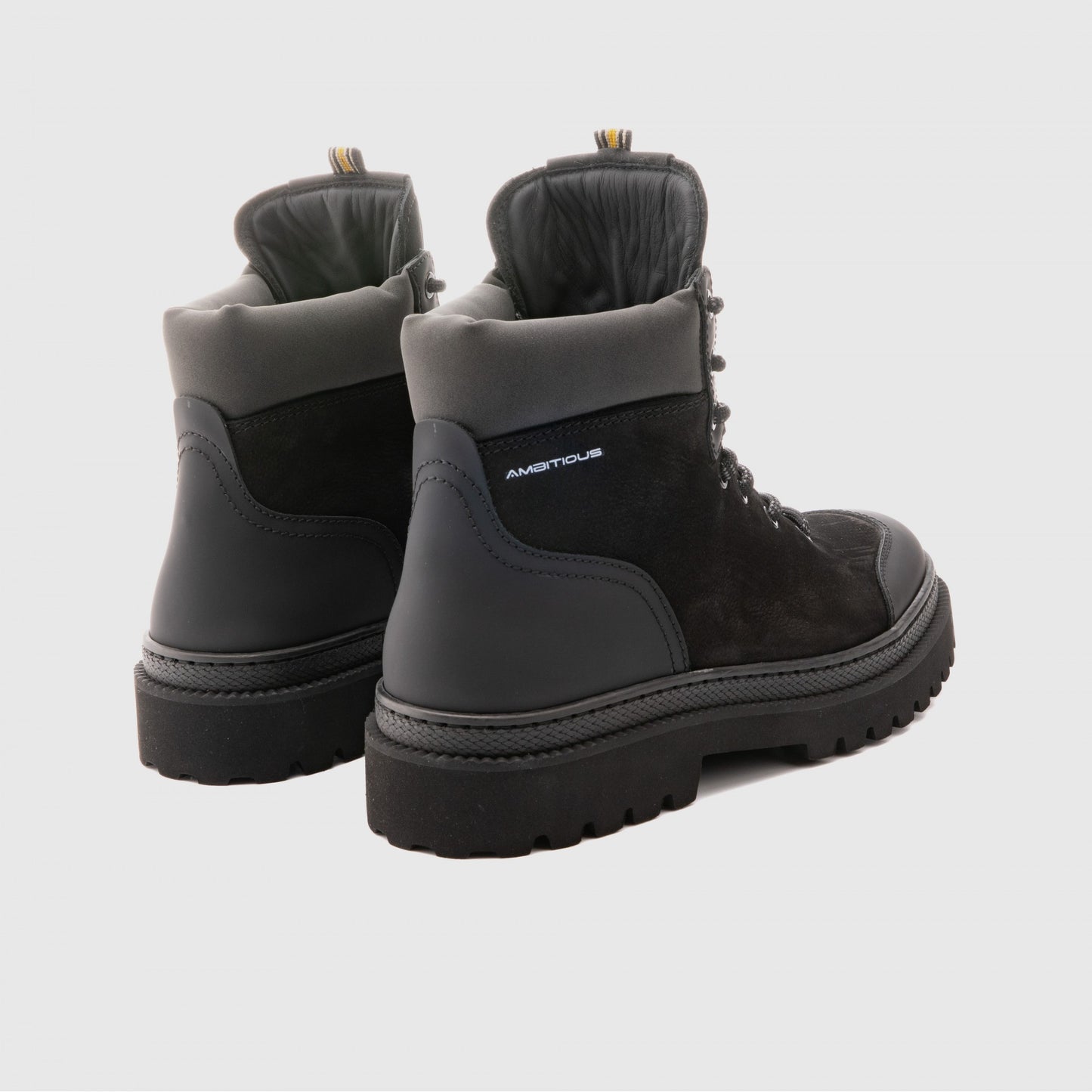 Ambitious - PELION Lace-Up Boots | Black - 14089-3748AM