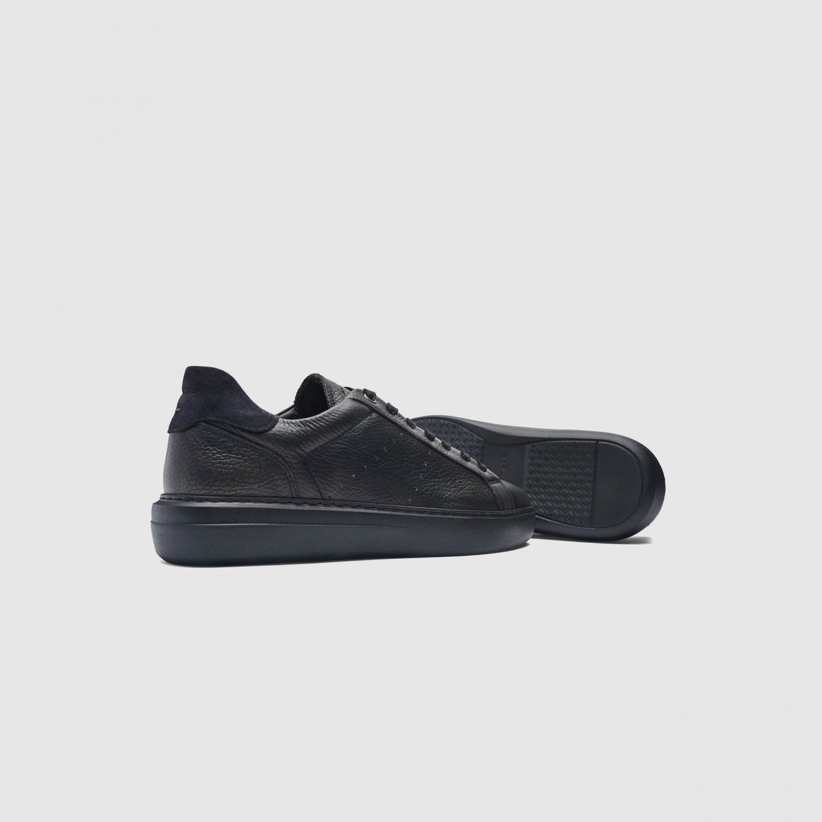 Ambitious Shoes | Park Runner Sneakers — Anthracite / Black (14256-7626AM)