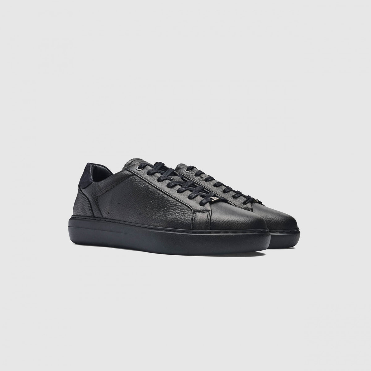 Ambitious Shoes | Park Runner Sneakers — Anthracite / Black (14256-7626AM)